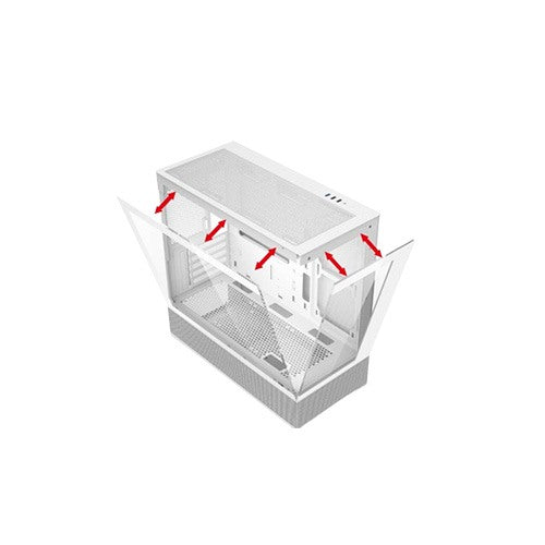 Acer Case V920 Micro-ATX Mid Tower White With 3 Fans Acer Case V920 Micro-ATX Mid Tower White With 3 Fans